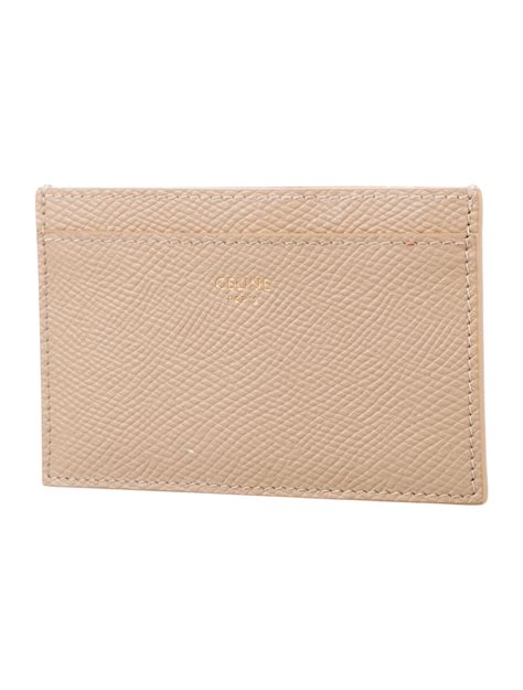 neutrals Celine card holder